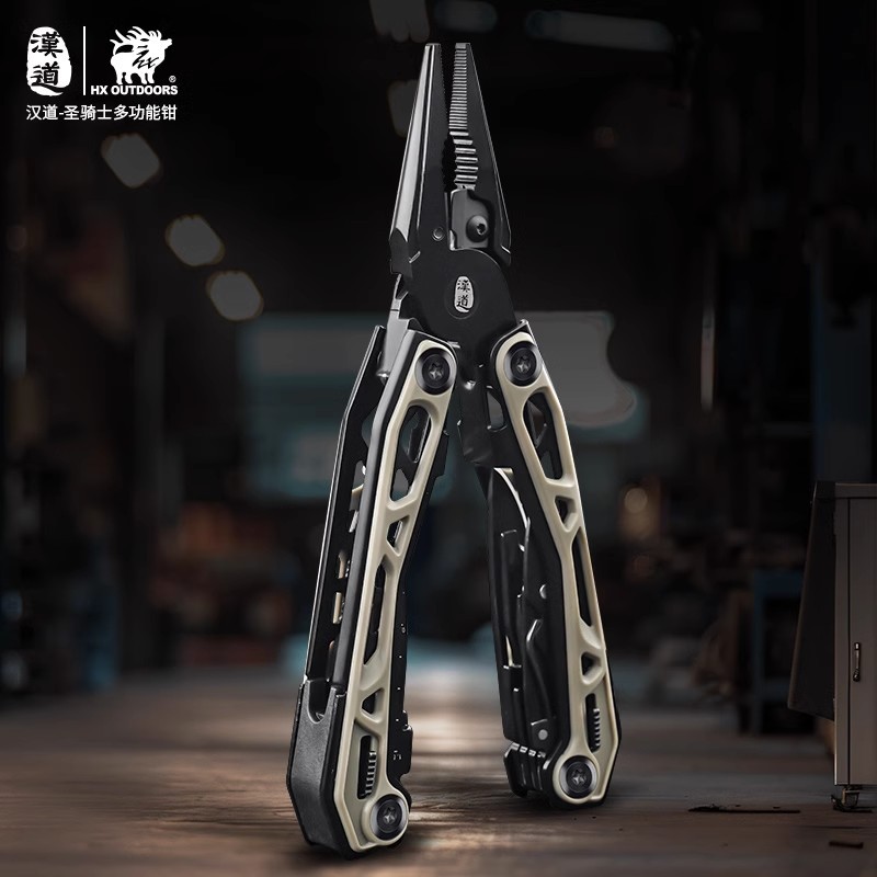 HX Outdoors Multifunctional Folding Knife Multi Tool Plier Camping Portable EDC Multitools Knives