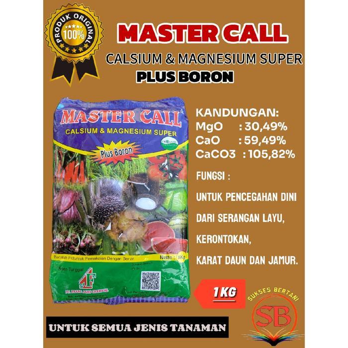 MASTER CALL BIRU calsium & magnesium super plus boron - 1 kg