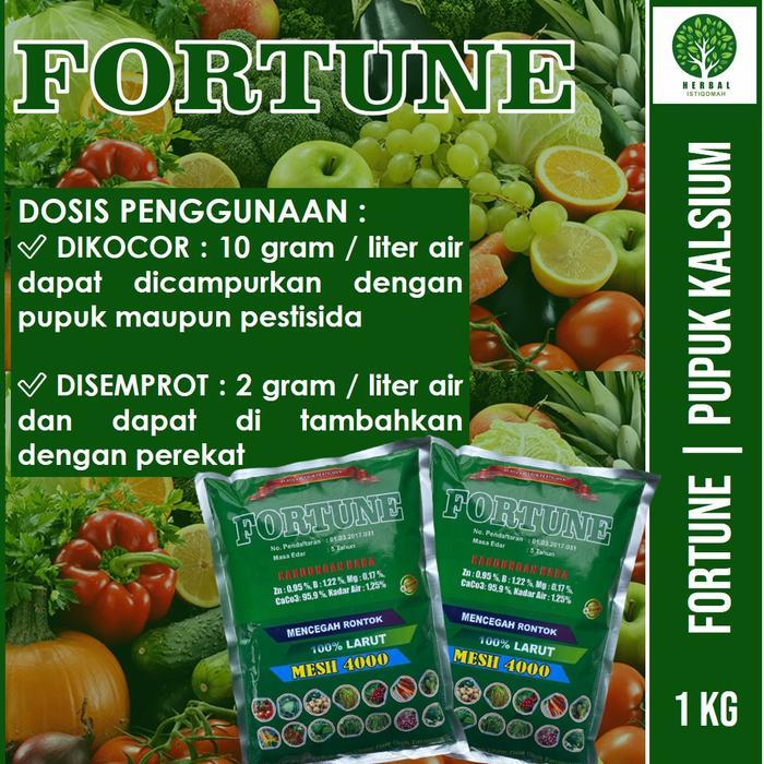 BISA COD 1 Kg FORTUNE Fungisida & Bakterisida Hayati Obat Patek Tanaman Cabe, Obat Patek Cabe Rawit,