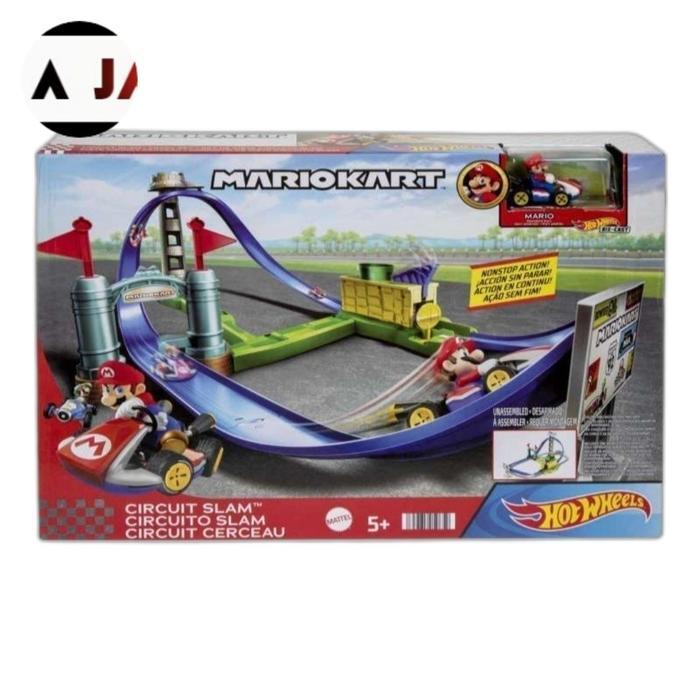 BISA COD Hot wheels Mario Kart Track Circuit Slam hotwheels mariokart original
