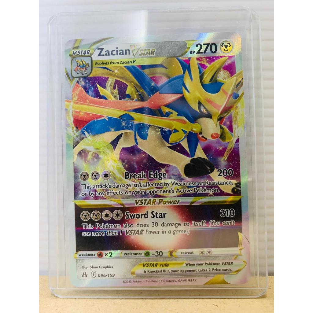 Zacian VSTAR #96 Pokemon Crown Zenith