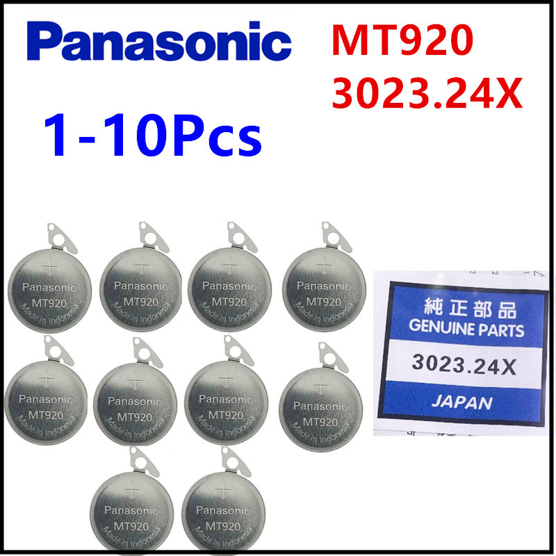 1-10Pcs Original Panasonic 3023 24X MT920 3023.24X Watch Kinetic Energy Battery For Seiko 5J21 5J22