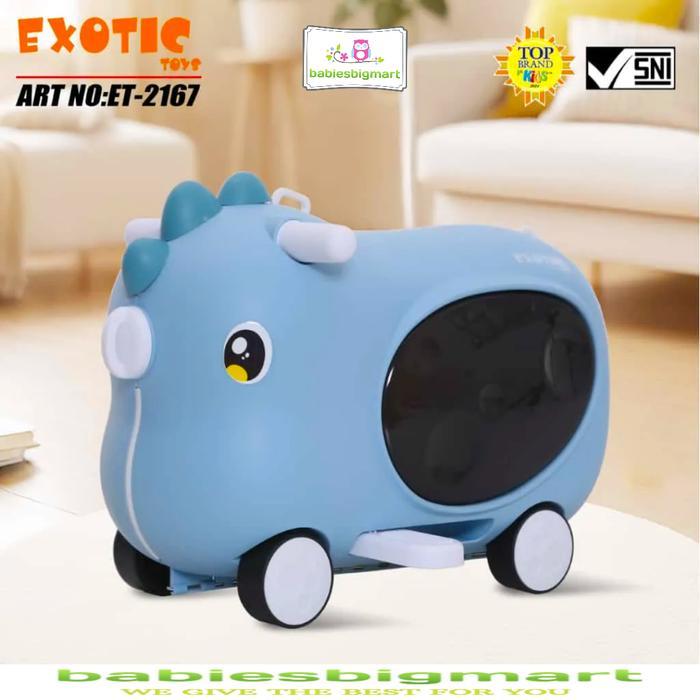 GRATIS ONGKIR Trunki Koper Anak Bisa Dinaiki EXOTIC ET 2167 Cabin Ride On Koper Cabin Size Baggage