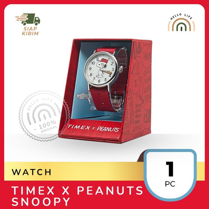 Timex x peanuts snoopy - Jam Tangan Original Timex X Peanuts - Snoopy