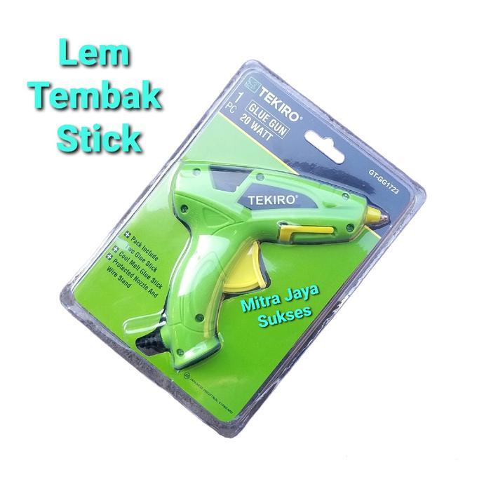Lem Tembak Listrik 20 Watt dengan 2 Batang Lem Lilin untuk Kerajinan