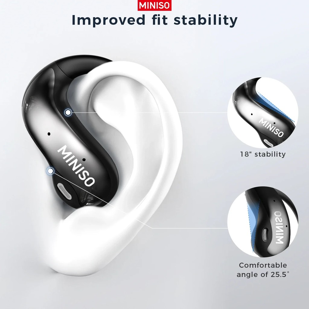 [HD Touchscreen]MINISO MS188 AI Translation Earbuds Bluetooth Earphones Wireless Headphones