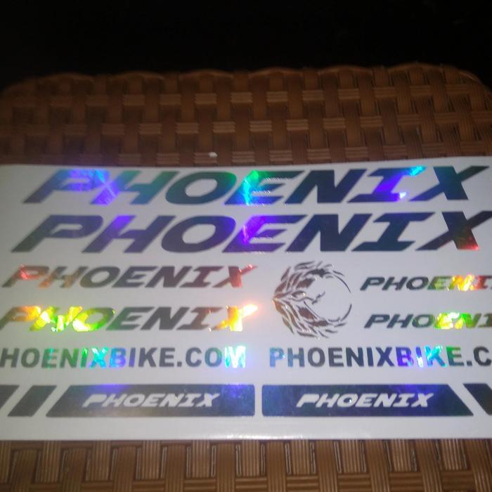 Sticker Sepeda Phoenix Hologram Terlaris