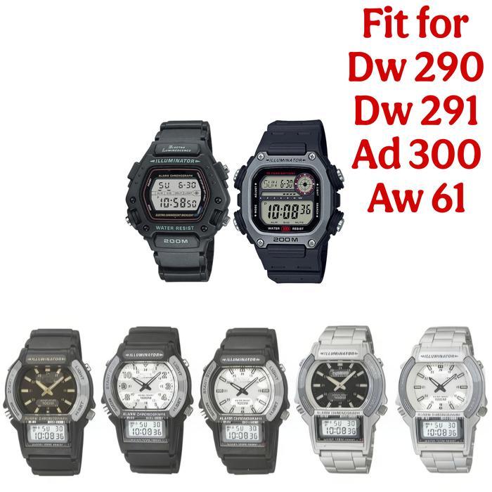 Tali Jam Tangan DW290 DW291 Replacement Strap Rubber DW-290 DW-291 8161.19