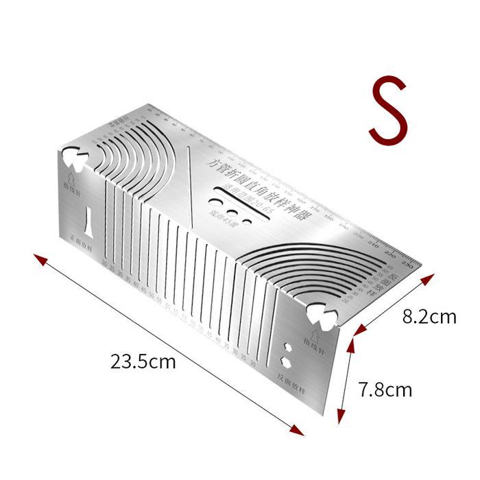Penggaris Bisa Bending Hollow Buat Siku Halus Lengkung Dan Potong Sudut Siku Dan Rapi Besi Hollow