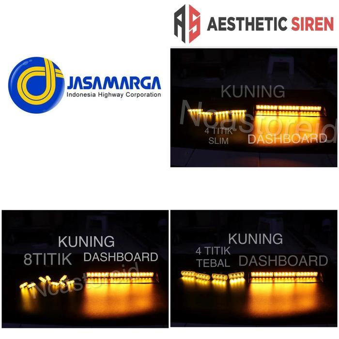 Strobo Grill Dan Dashboard 18 Titik Jasamarga Kuning Terang Bergaransi