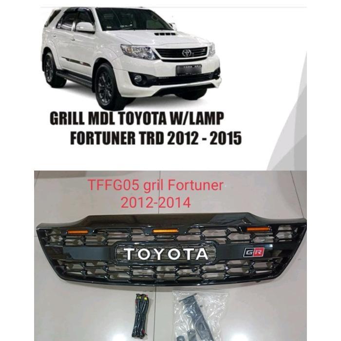 Grill Gril Front Grill Grill Depan Grand Fortuner 2012 2013 2014 2015 Fortuner Vnt + Led Raptor