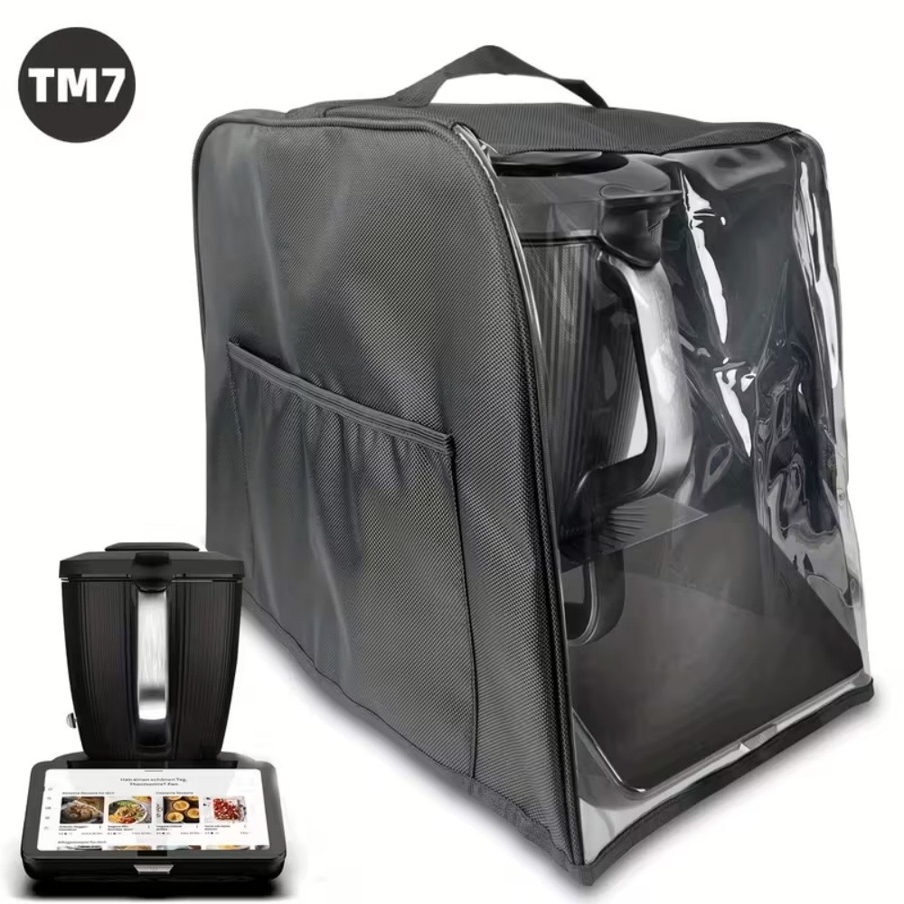 Thermomix TM7 protective cover and dust bag, soundproof dust cover, foldable kitchen protection