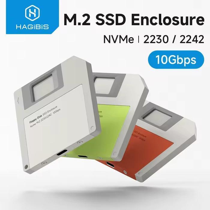 Hagibis - 2230 2242 M.2 Nvme Ssd Enclosure Usb 3.2 Gen 2 To Pci-E M.2 Ssd Case 2242 External Ssd