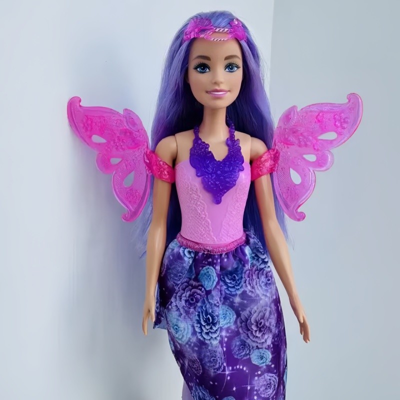 Original Barbie Doll Princess Costume Playset Children's Dress-Up Toy Fairy Tale Series Mermaid
