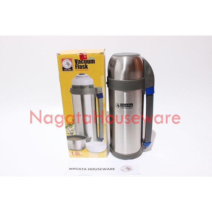 Termos Air Panas Stainless Termos Zebra Termos Air Tahan Panas Vacuum Travel Zebra Flask 112962