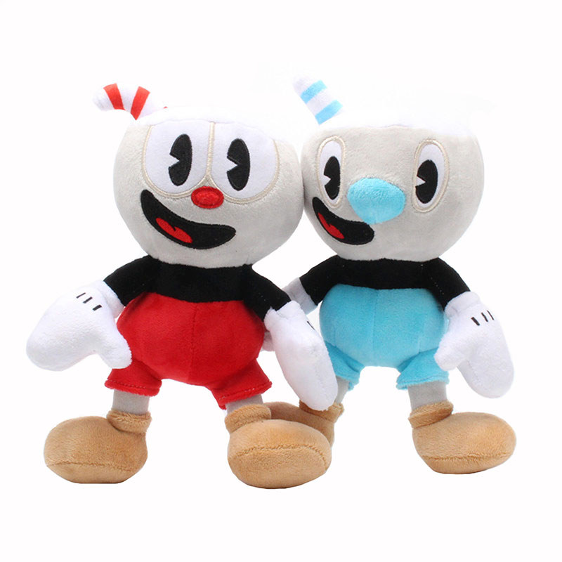 13 style Cuphead Plush Toys Mugman The Chalice Soft Stuffed Peluche Dolls Cute Cartoon Doll Toy for