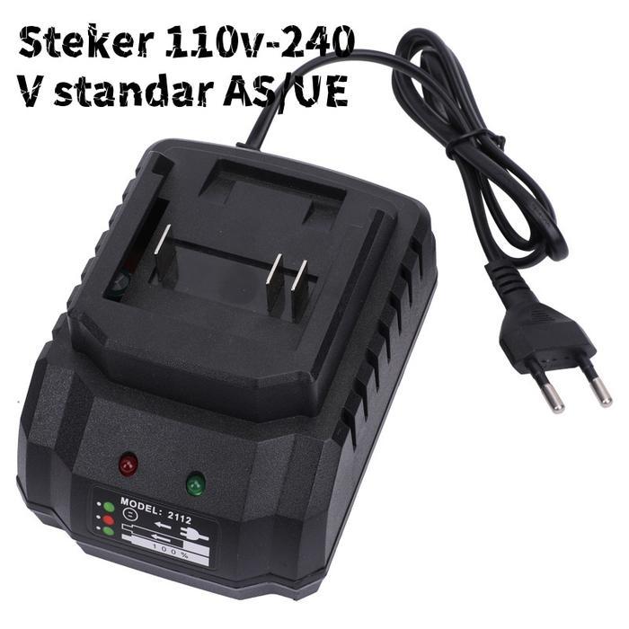 Dagmara Adaptor Charger 21V Cocok untuk kunci pas tanpa kabel dagmara 21V