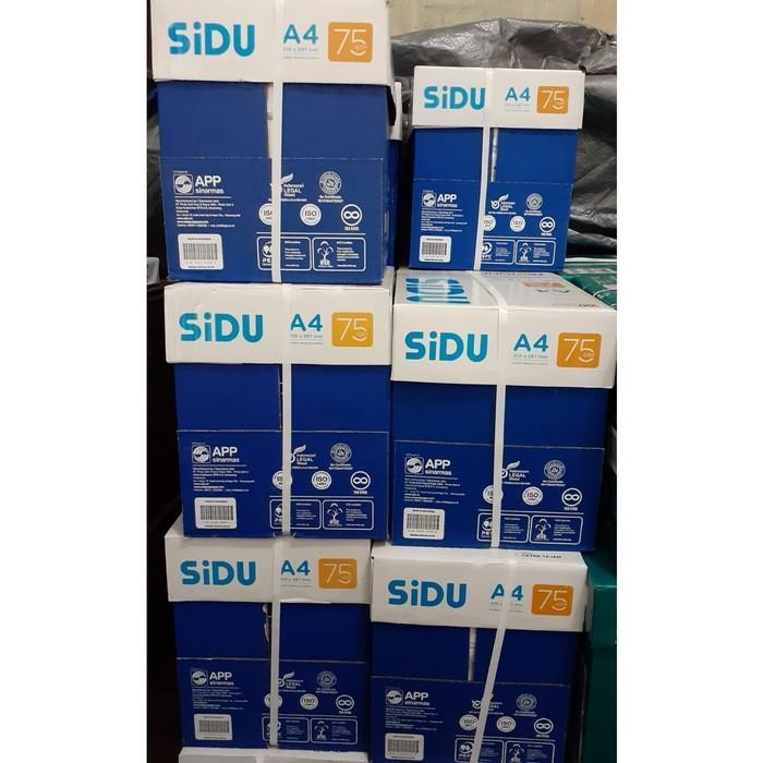 Kertas Hvs Sidu Sinar Dunia A4 70 / 75 Gram ( 5 Rim ) Gojek / Grab