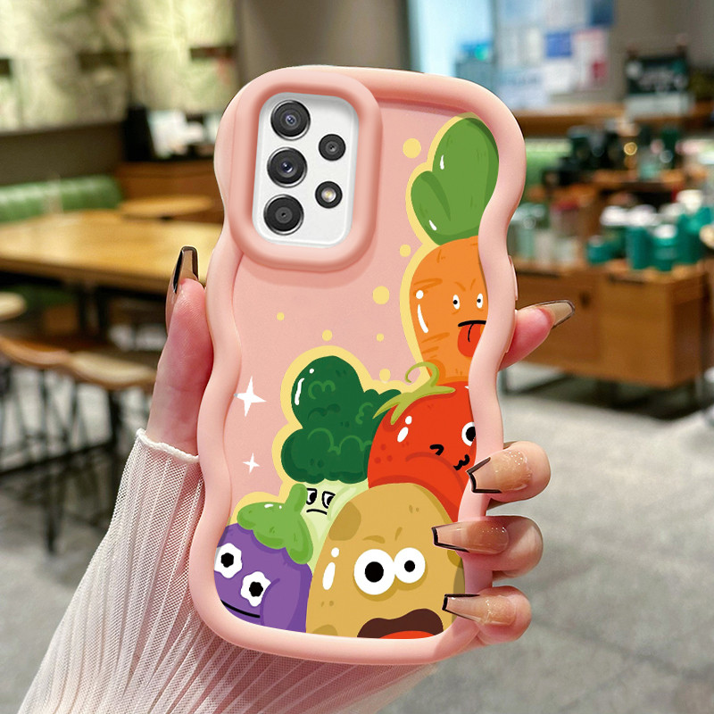 Casing Untuk Samsung A52 4G A52 5G A52s Case Casing pola sayuran Kasing HP ceruk Kesing mewah Cesing