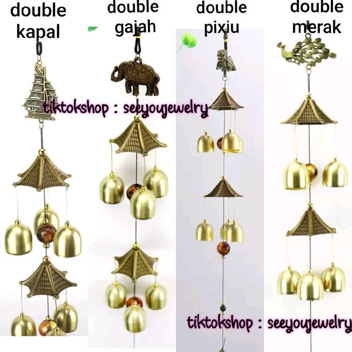 Premium Lonceng / Genta Angin / Wind Chime / Fungling / Kelintingan Tembaga Original