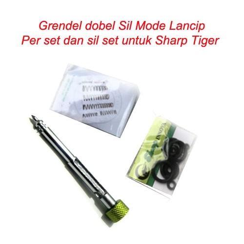Premium Paket Grendel Dobel Sil Lancip Sharp Tiger Per Set Od22 O Ring 9 Original