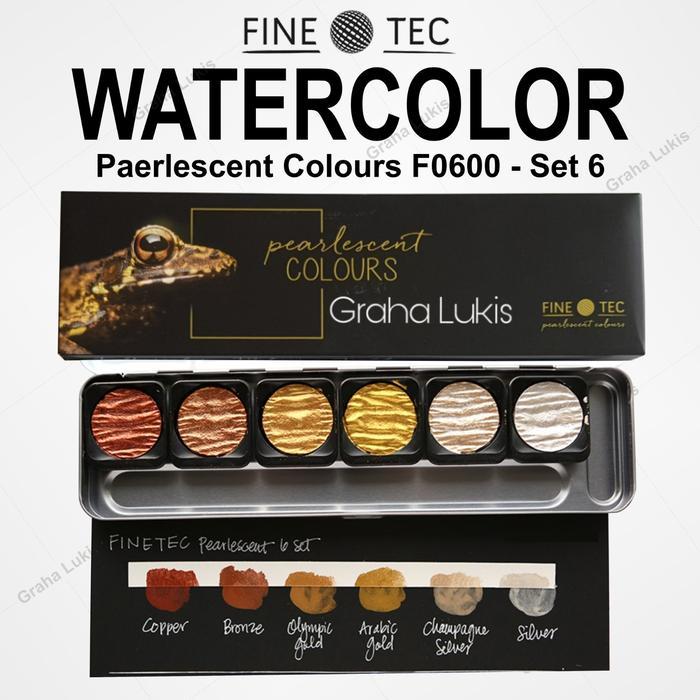 Ready Finetec Pearlescent Colours F0600 set 6