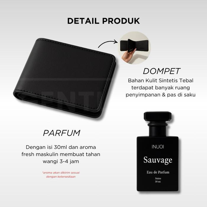 Hampers Kado Giftbox Cowok Ulang Tahun dengan Dompet, Jam, Parfum dan Sabuk Kulit Pria