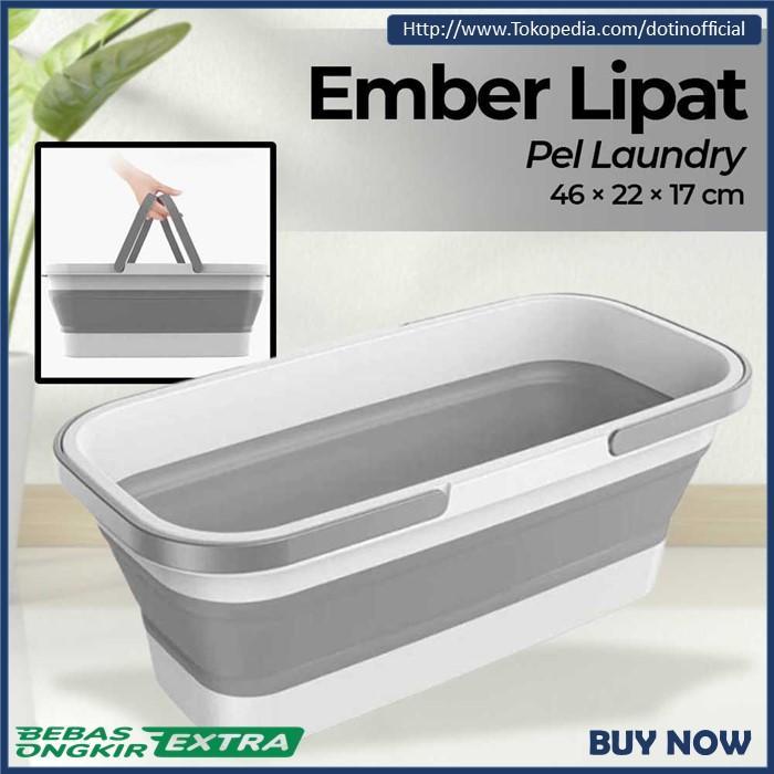 Ember Lipat Serbaguna Baskom Mandi Kucing Anjing Silikon Flexible