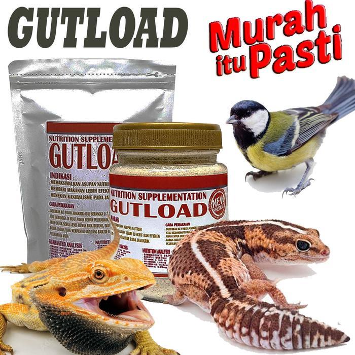 Promo Feeder Gecko Bubuk Suplemen Vitamin Reptile Gutload Penggemuk Jangkrik Kecoa Dubia Madagaskar