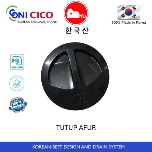 Tutup Afur Besar Warna Hitam Ukuran 16,5 cm untuk Bak Cuci Piring