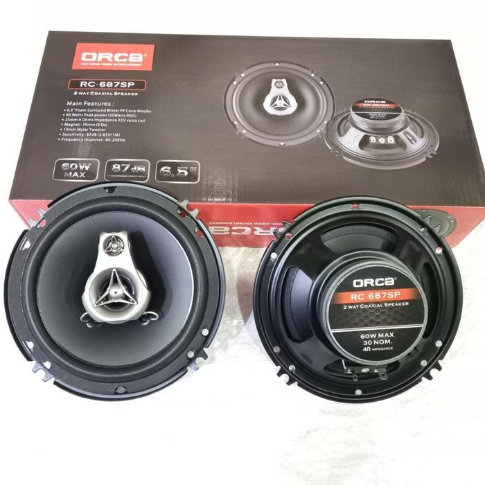 "New" Speaker Orca RC 687 6 Inch/ Speaker Orca 6.5 Inch Mobil Universal