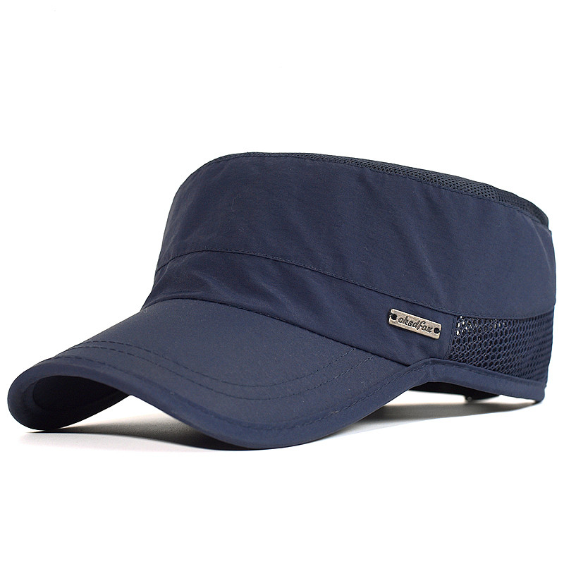 Summer Mesh Outdoor Sport Quick Drying Military Caps Men Breathable Cadet Army Cap Flat Top Hat