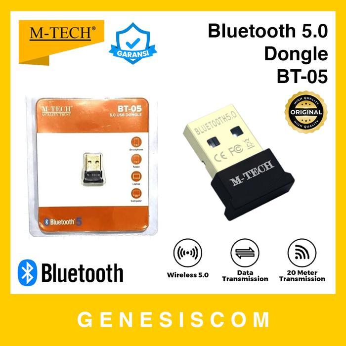 SALE MTECH BT-05 - Bluetooth Dongle USB Nano BT 5.0 Adapter Adaptor Transmitter Transmiter TX Laptop