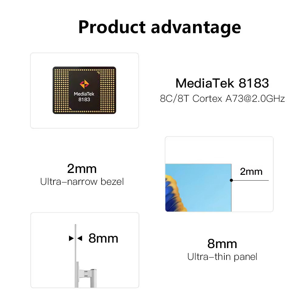 Smart Tv 21.5 27 32 Inch Smart Screen Touch Screen Portable Tv Movable Rechargeable Incell touch