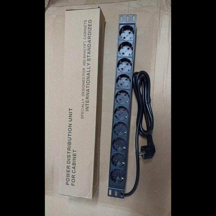 SKS pdu rack server 10 port / pdu 10 lubang