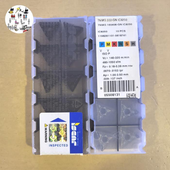 Tnmg 160408 Ic8250 Insert Bubut Tnmg 160408 Mata Bubut Tnmg 1604 Iscar