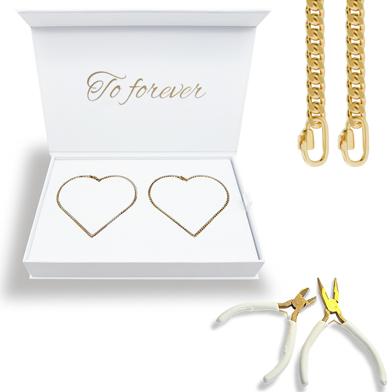 Permanent Couples Bracelet Kit DIY Making Kit for Couples - Anniversary, Valentines Day ,Brithday