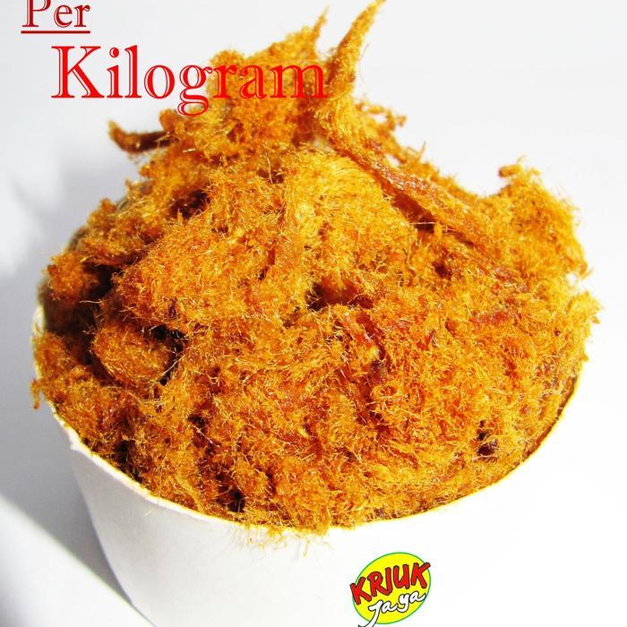 Abon Sapi Manis Gurih Renyah Cemilan Isian Roti Kue Nasi Kemasan 1 Kg
