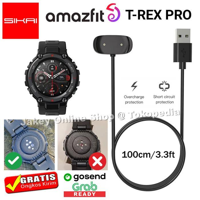 Dock Charger USB Cable For Amazfit T-REX PRO - TREX PRO Kabel Cas Magnetic