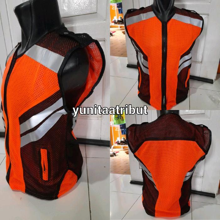 Rompi Vest Pria/Rompi Lapangan/Rompi Proyek Safety Jaring