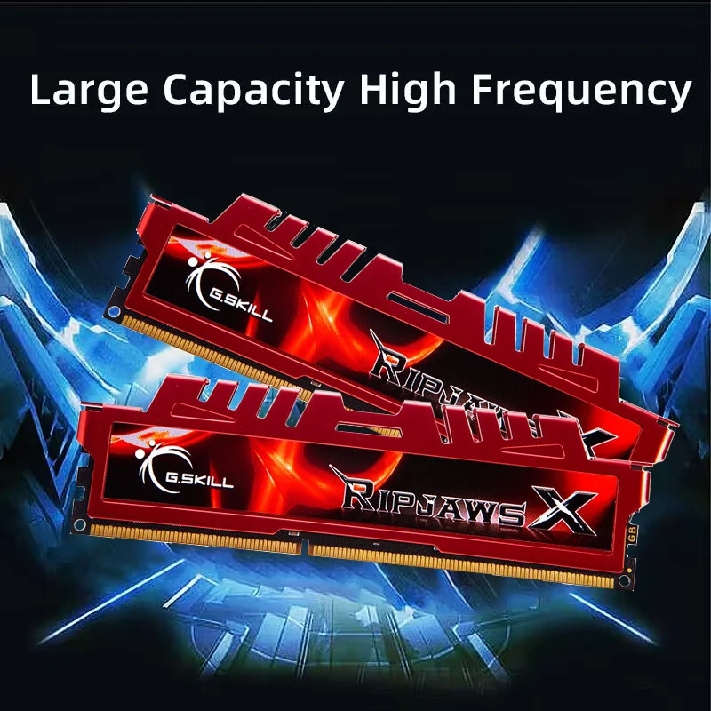 G.SKILL Ripjaws X DDR3 4GB 8GB KIT 1333MHz 1600MHz 1866MHz 2133 MHz 2400MHz DIMM 240Pin 1.5V Desktop