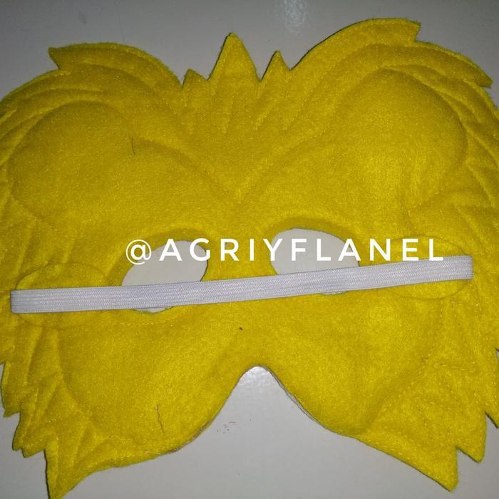 Topeng Singa Flanel