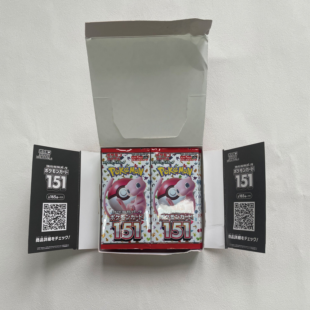 Anime Pokemon Japan Version TCG Scarlet Violet 151 Classics Expansion Booster Box Pokemon Trade Card