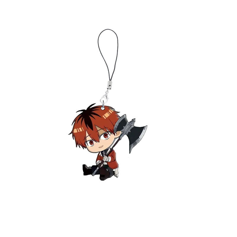 Anime Frieren: Beyond Journey's End Acrylic Keychain Cartoon Frieren Phone Chain Cute Car Key Ring
