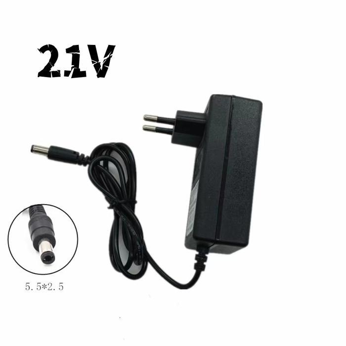 Dagmara Adaptor Charger 21V Cocok untuk kunci pas tanpa kabel dagmara 21V