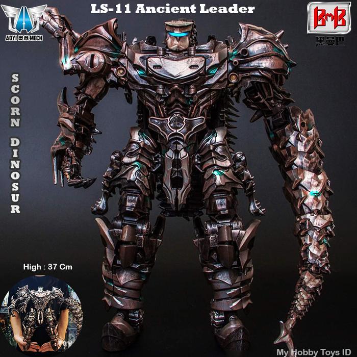 Mainan Action Figure Robot Transformers Dinobot Scorn Dinosaurus LS11 Optimus Prime Group