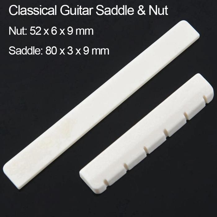 Bridge Saddle Nut Gitar Klasik Nylon - Guitar Bridge Nut Saddle