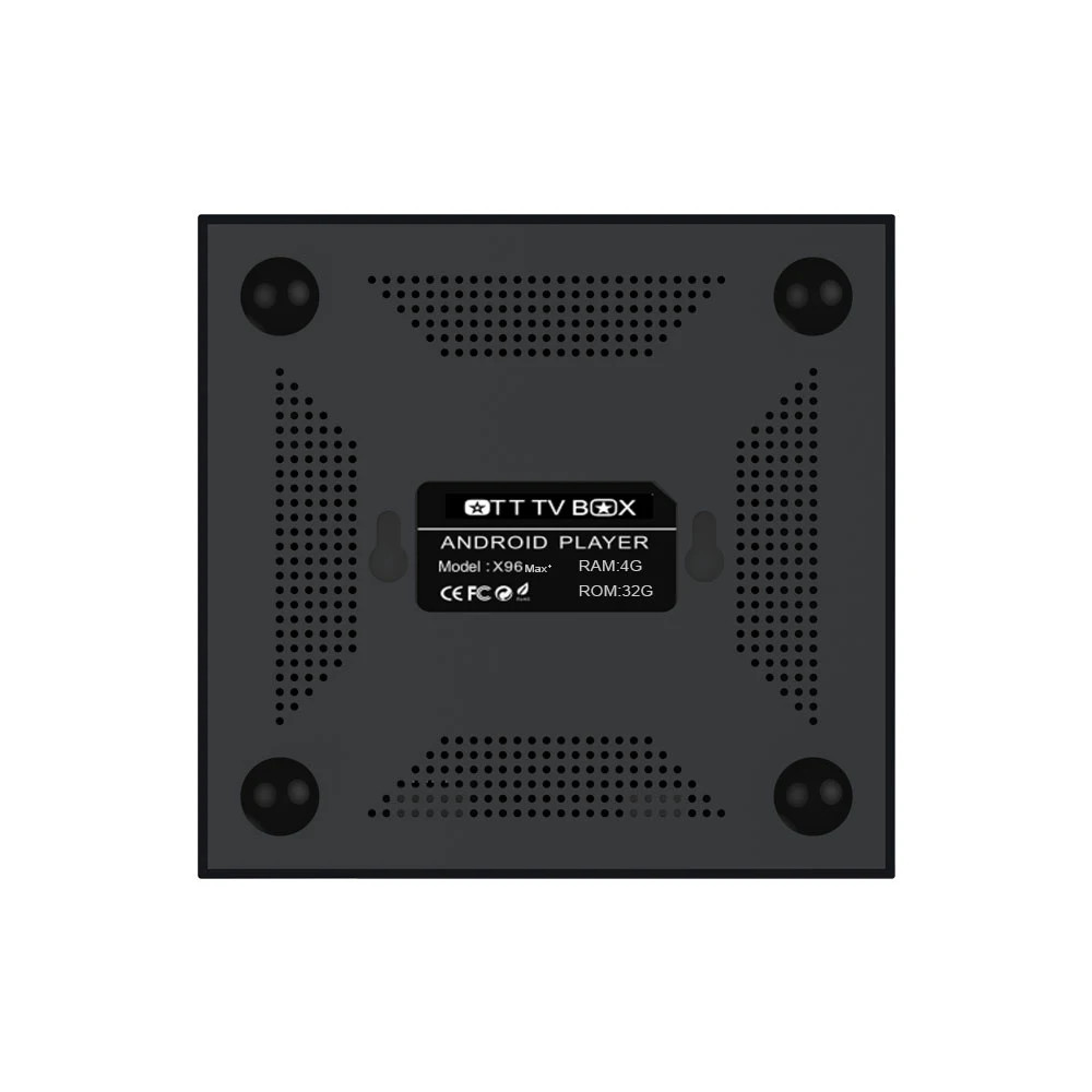 X96 Max+ Android 9.0 Smart TV Box 2G+16G/4G+32G/4G+64G Amlogic S905X2 H.265 4K Media Player USB 3.0