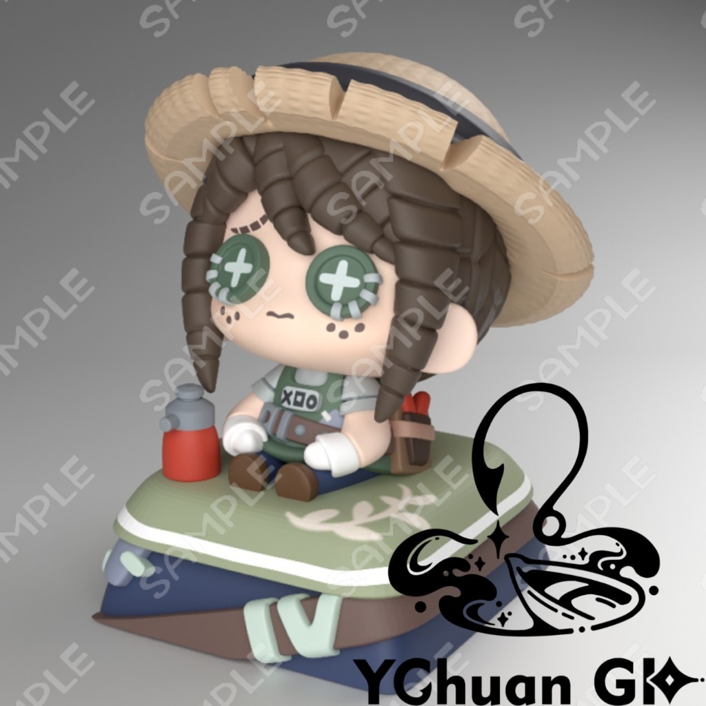 Identity V Series Theme Keycaps Set 3D Color Printing Resin Artisan Keycaps Keycaps for Mechanical