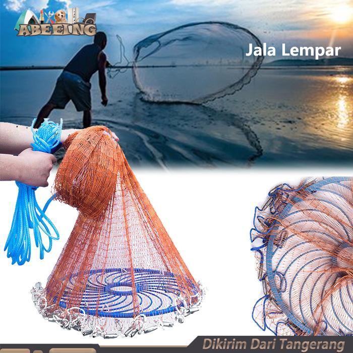 Jala Ikan Lempar Nilon Jala Ikan Dan Udang Siap Pakai Net Cage